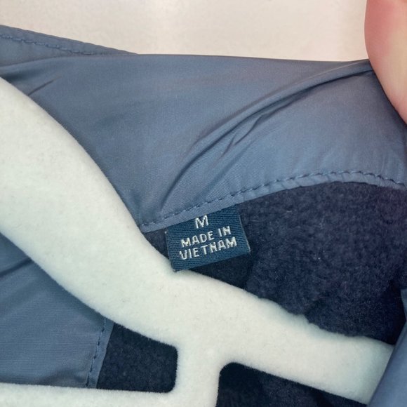 TailorByrd collection blue sleeveless fleece lined vest M - Picture 6 of 11